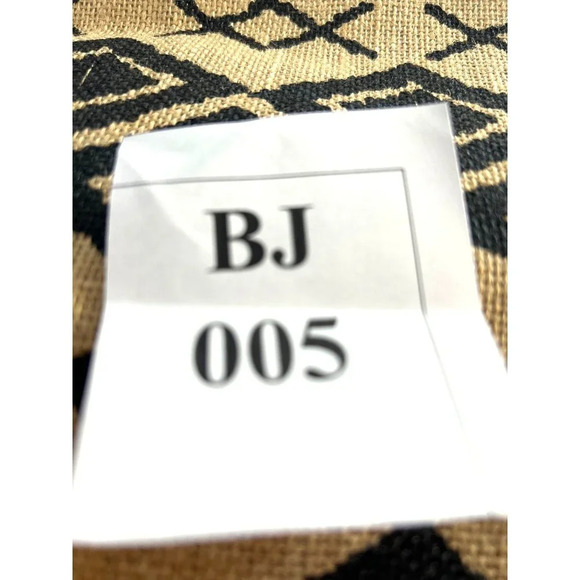 All in the Cards Inc Small tote Black/Tan Geometric Shapes 11x11x4 - Picture 8 of 8